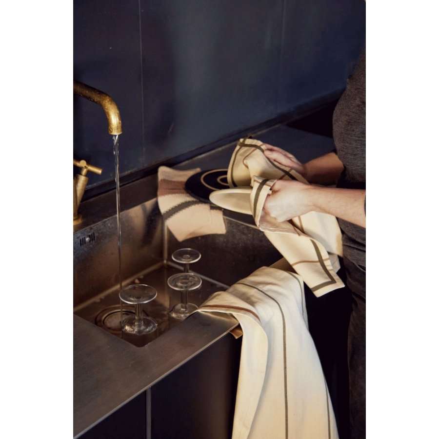 Andersen Furniture Spltuch 27x27 cm, Grn/Braun