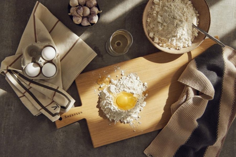 Andersen Furniture Kchentuch 50x80 cm, Grn/Braun