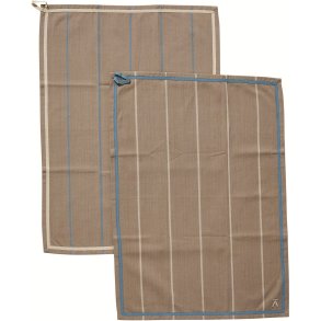 Andersen Furniture Viskestykke 50x70 cm, Beige/Bl