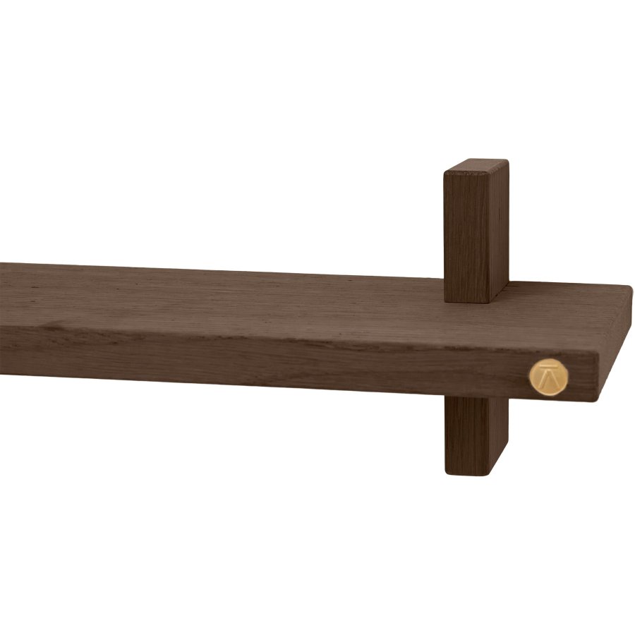 Andersen Furniture Treat Wandregal 50cm, Gerucherte, Gelte Eiche