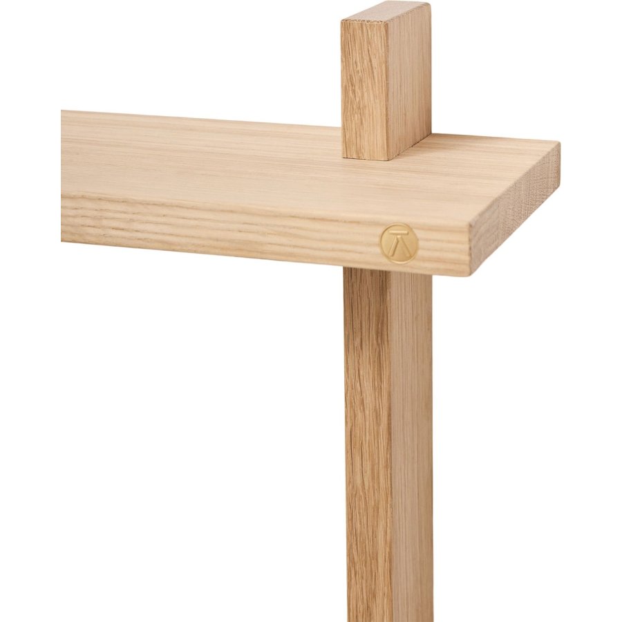 Andersen Furniture Treat doppeltes Wandregal 34cm, Eiche