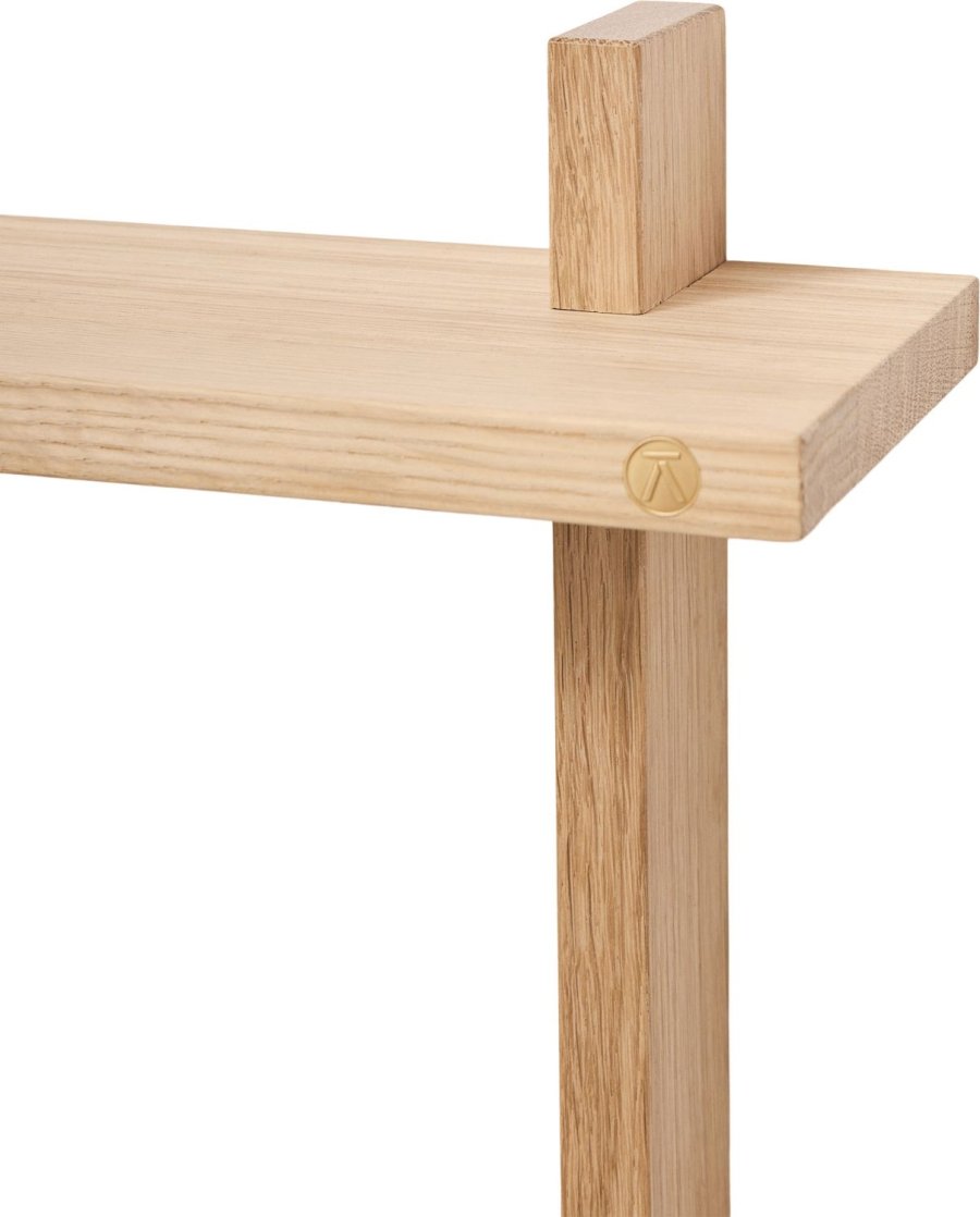 Andersen Furniture Treat doppeltes Wandregal 34cm, Eiche