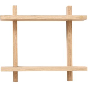 Andersen Furniture Treat doppeltes Wandregal 34cm, Eiche