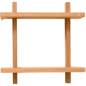 Andersen Furniture Treat doppeltes Wandregal 34cm, Gelte Eiche