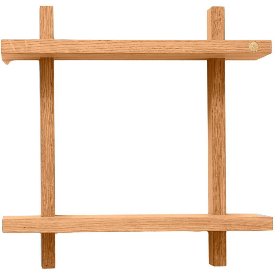 Andersen Furniture Treat doppeltes Wandregal 34cm, Gelte Eiche