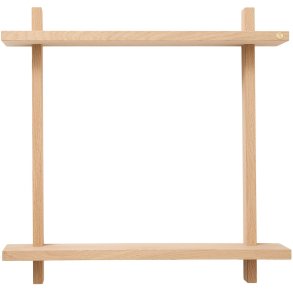Andersen Furniture Treat doppeltes Wandregal 50cm, Eiche