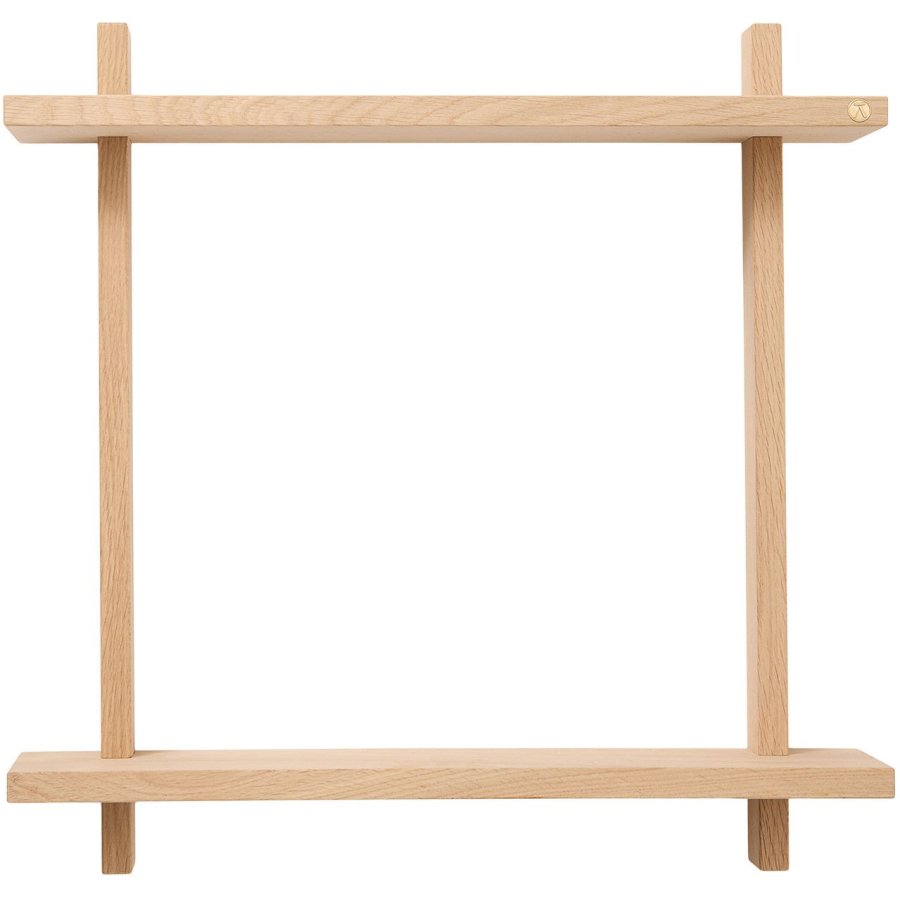 Andersen Furniture Treat doppeltes Wandregal 50cm, Eiche