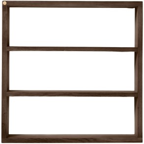 Andersen Furniture Sector Wandregal 50cm, Gerucherte, Gelte Eiche