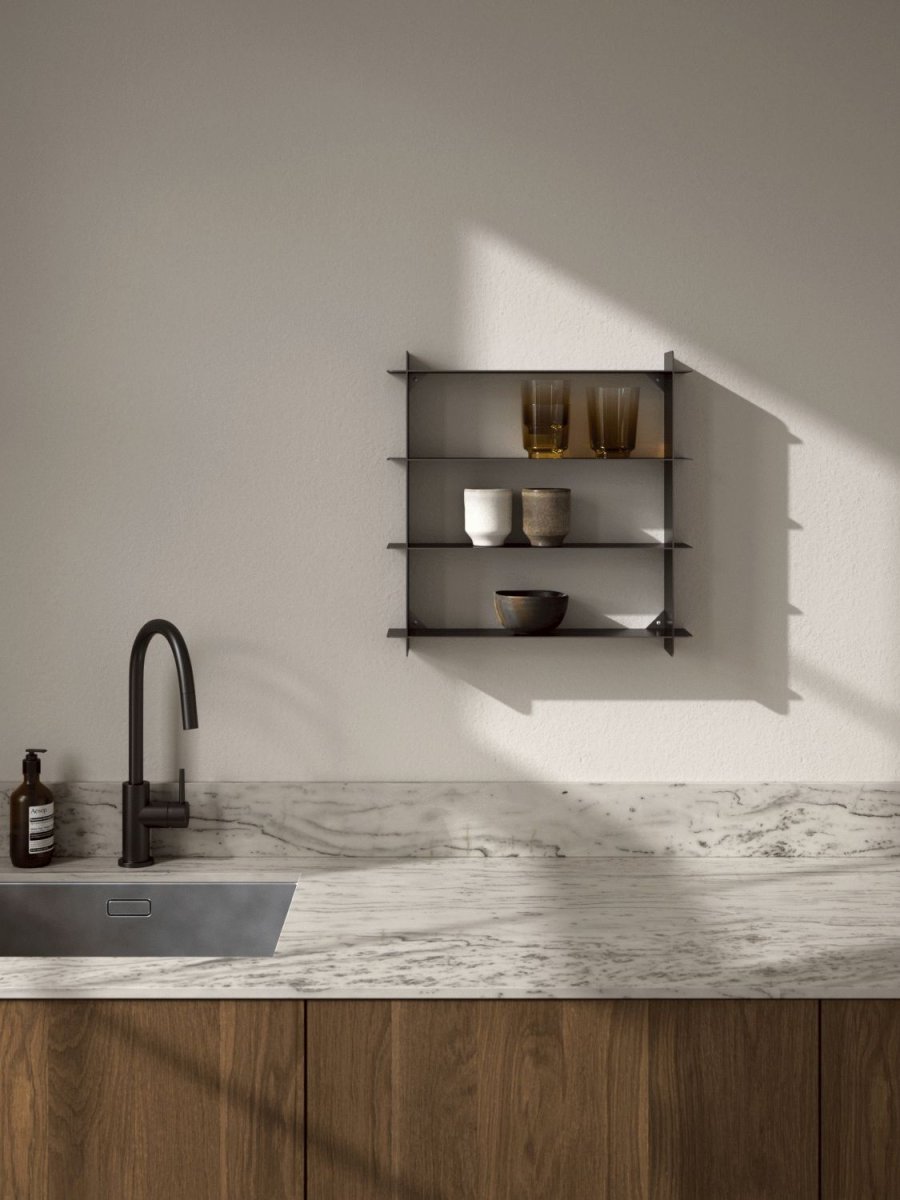 Andersen Furniture Division Wandregal 45cm, Schwarz