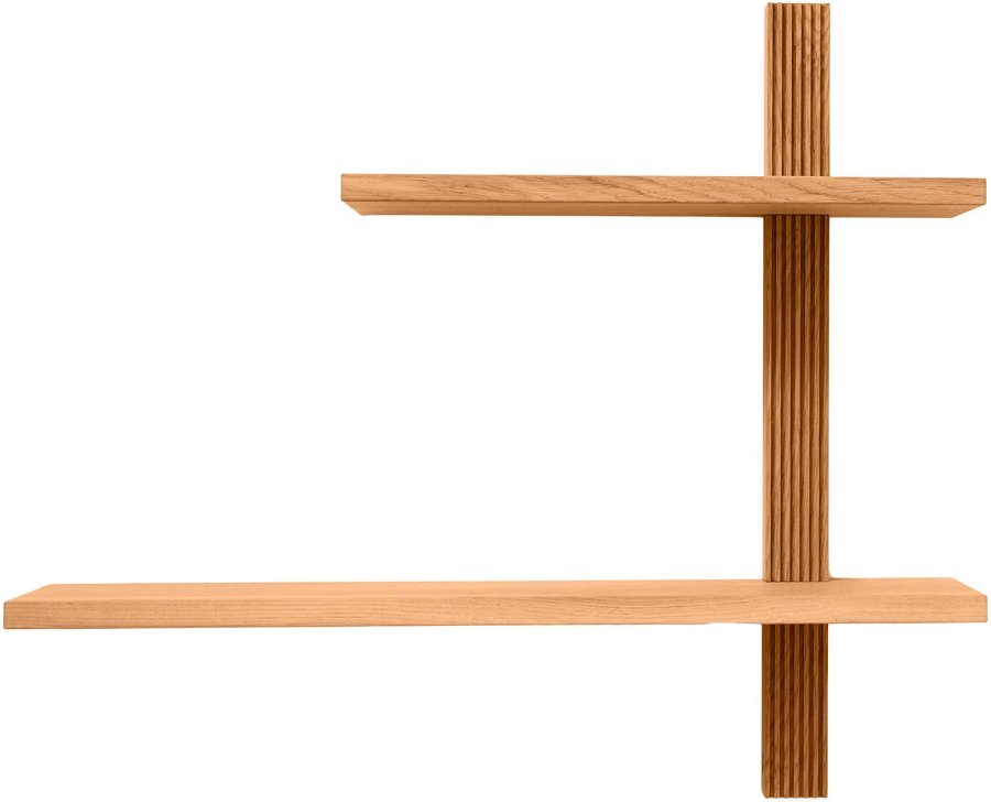 Andersen Furniture Phase Wandregal 60cm, Eiche Natur Gelt