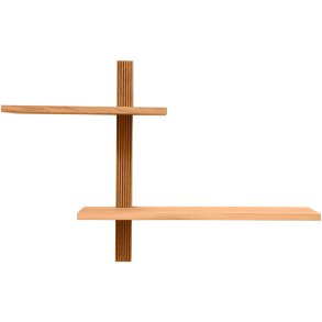 Andersen Furniture Phase Wandregal 60cm, Eiche Natur Gelt