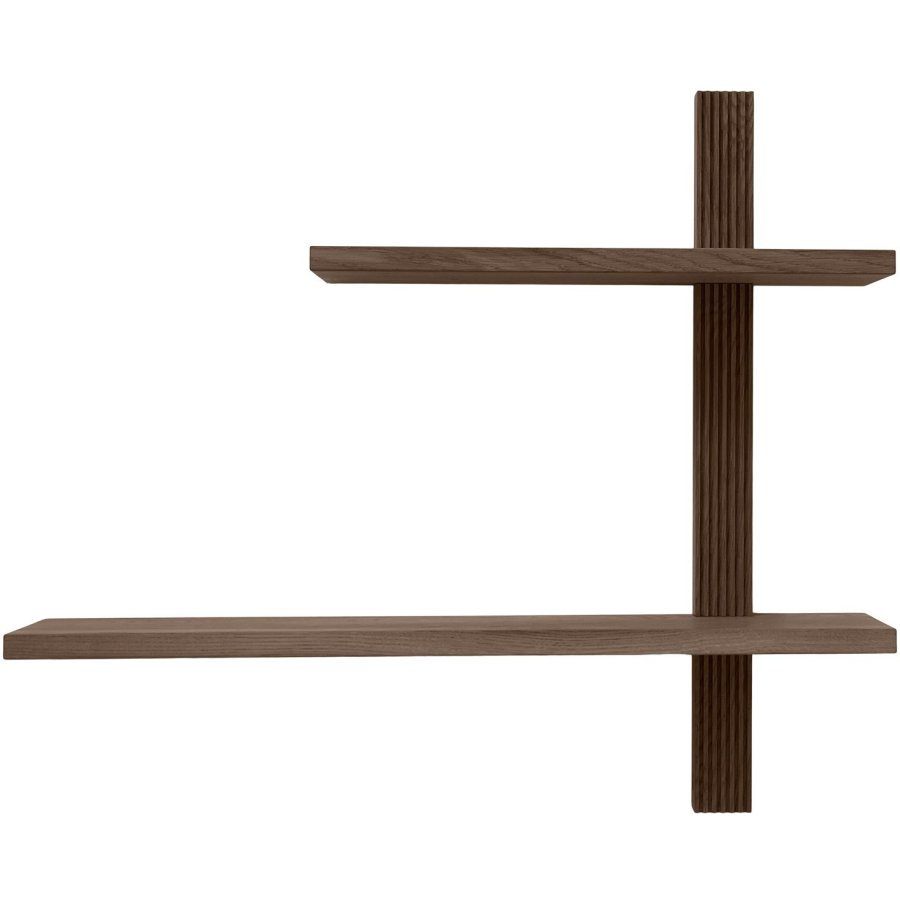 Andersen Furniture Phase Wandregal 60cm, Gerucherte, Gelte Eiche