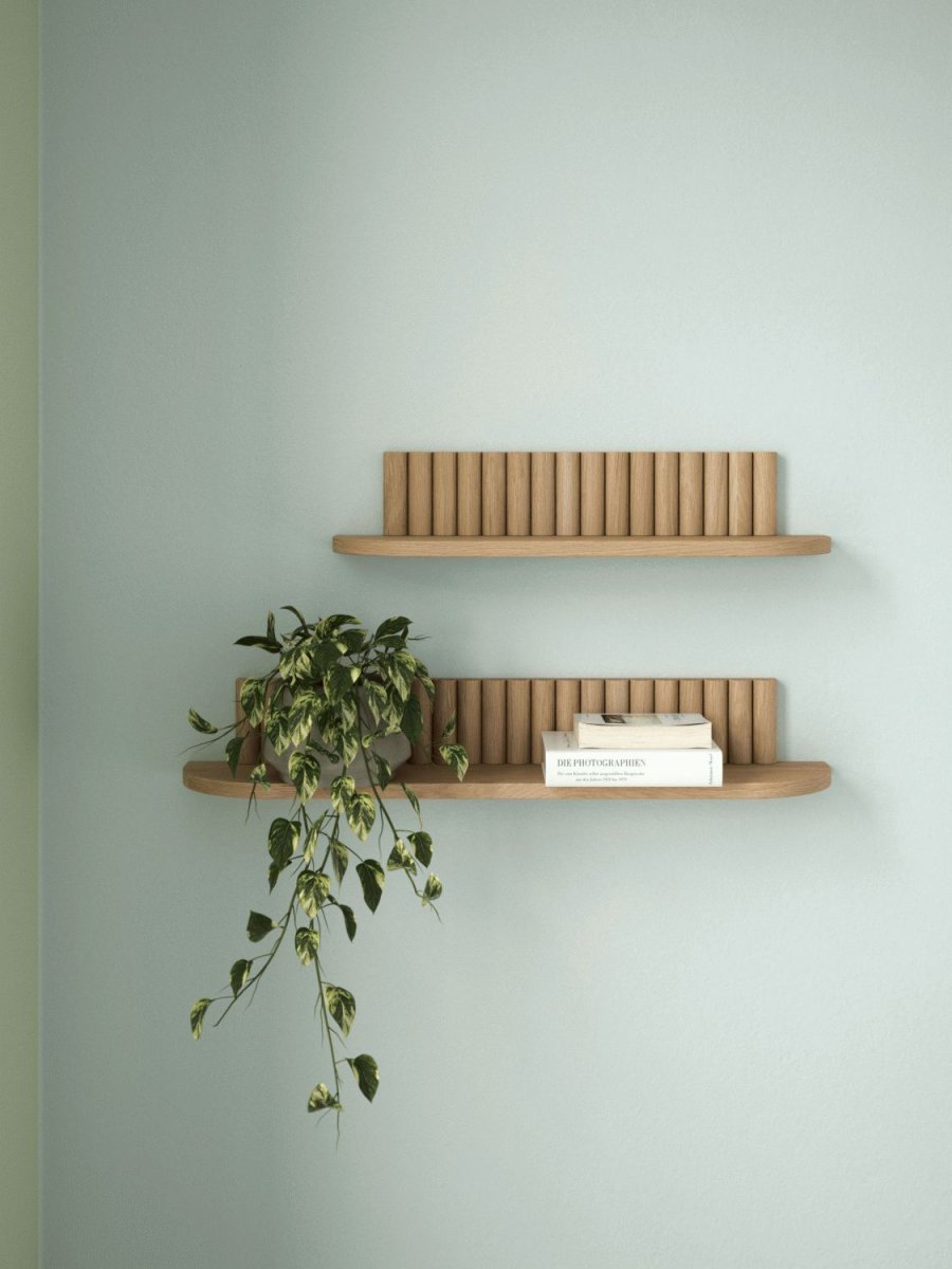 Andersen Furniture Pillar Wandregal 78cm, Eiche