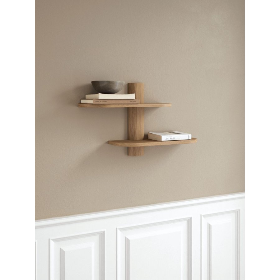 Andersen Furniture Bend Wandregal 50 cm, Eiche