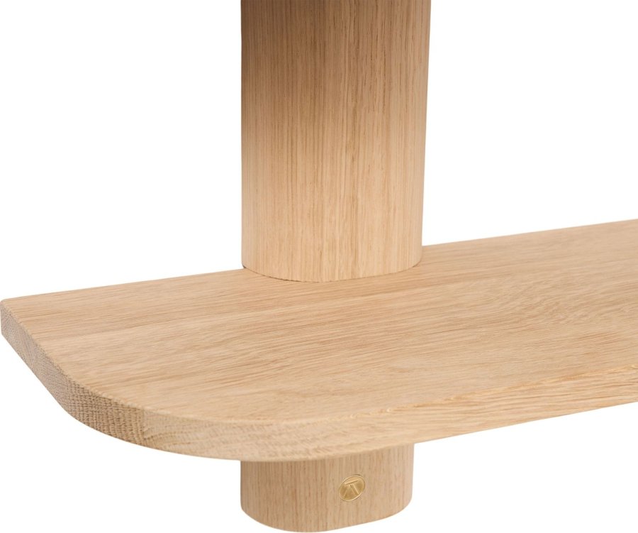 Andersen Furniture Bend Wandregal 50 cm, Eiche