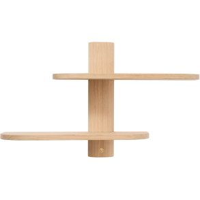 Andersen Furniture Bend Wandregal 50 cm, Eiche