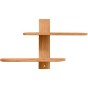 Andersen Furniture Bend Wandregal 50 cm, Eiche Natur Gelt