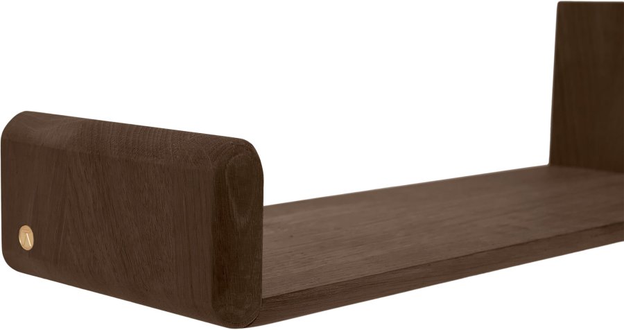 Andersen Furniture Level Wandregal 55cm, Gerucherte, Gelte Eiche