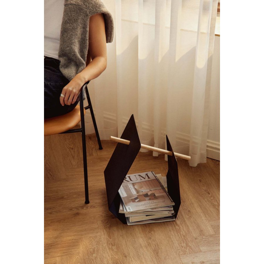 Andersen Furniture Edge Magasinholder H45 cm, Sort