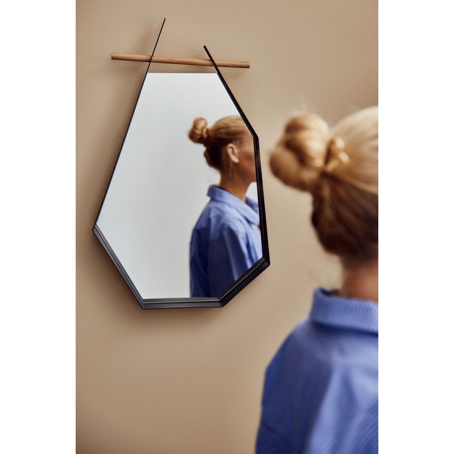 Andersen Furniture Edge Spejl 72x38 cm, Sort