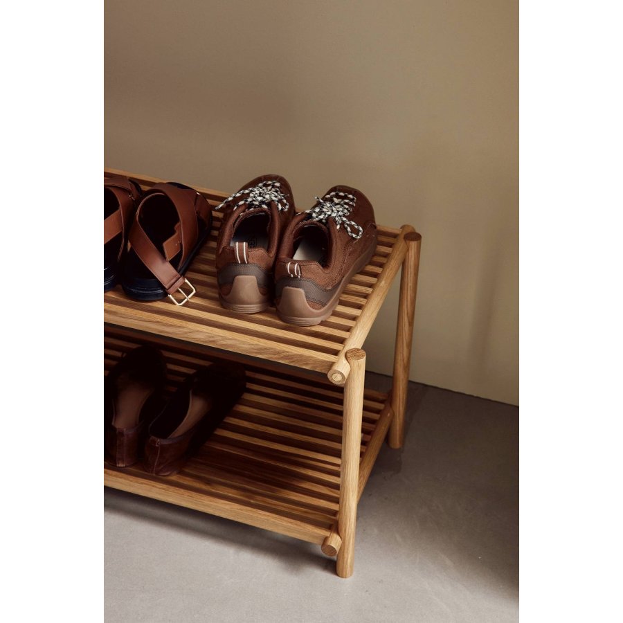 Andersen Furniture Column Schuhregal 83x41,6 cm, Eiche