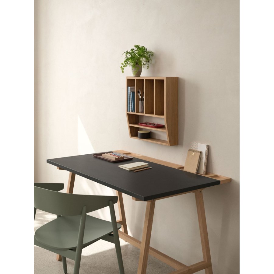Andersen Furniture Reed Wandregal 50x50 cm, Ge&ouml;lte Eiche