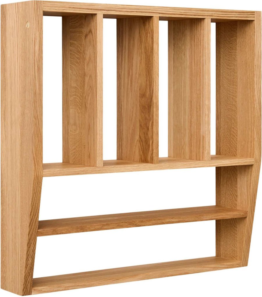 Andersen Furniture Reed Wandregal 50x50 cm, Ge&ouml;lte Eiche