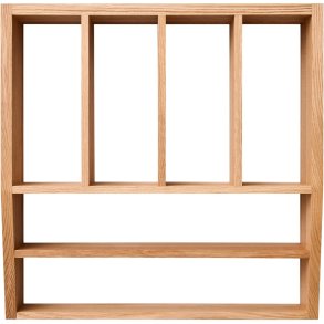 Andersen Furniture Reed Wandregal 50x50 cm, Ge&ouml;lte Eiche