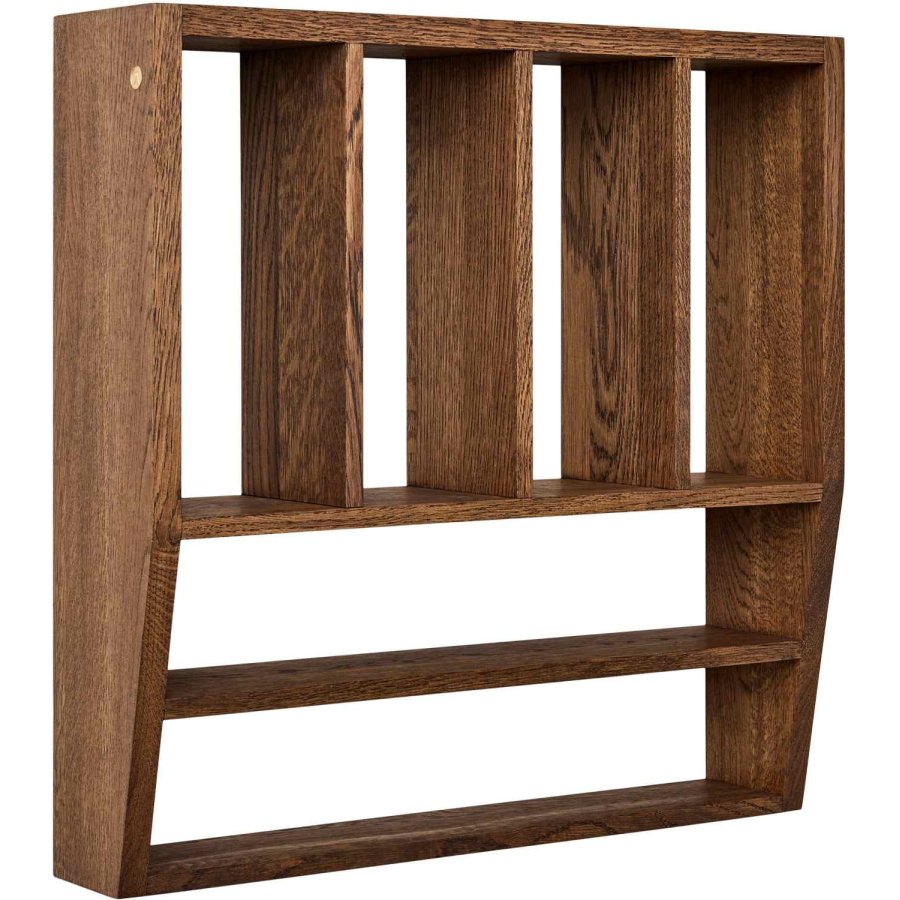 Andersen Furniture Reed Wandregal 50x50 cm, Ger&auml;ucherte Eiche