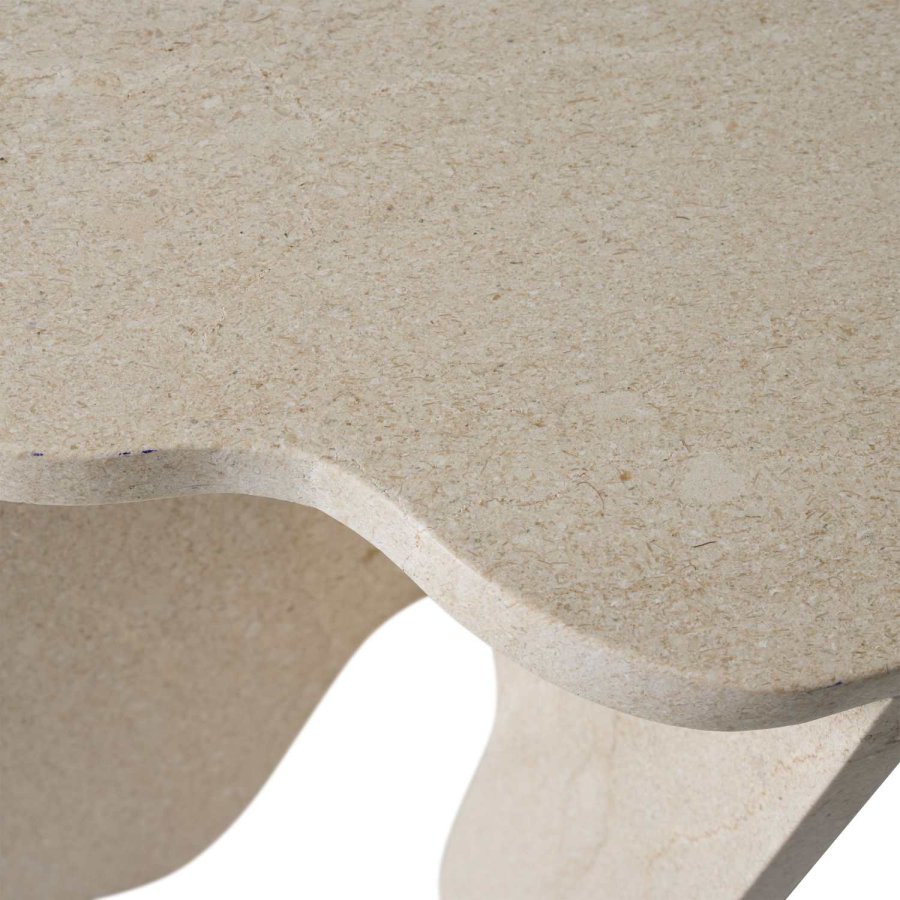 Andersen Furniture Mist Beistelltisch H42 cm, Creme