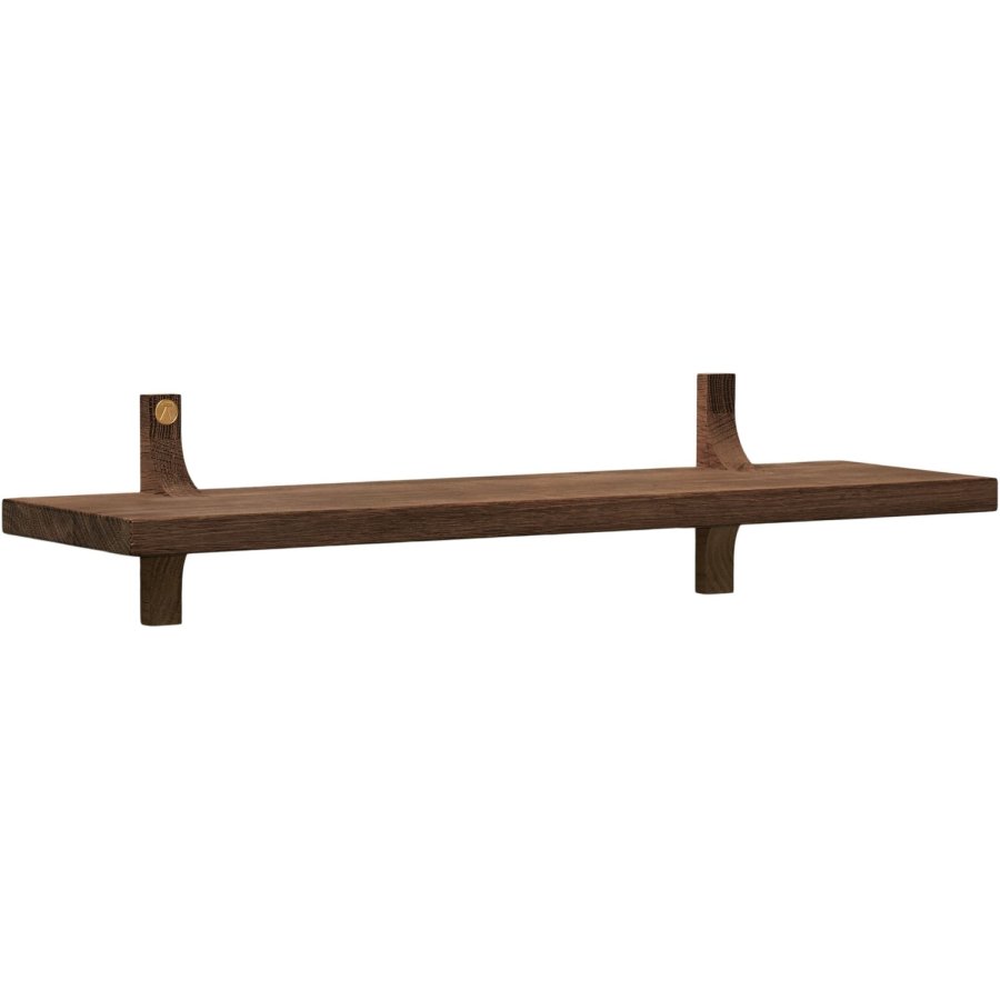 Andersen Furniture Slide Wandregal 11,8x50 cm, Ger&auml;uchertes, Ge&ouml;ltes Eichenholz
