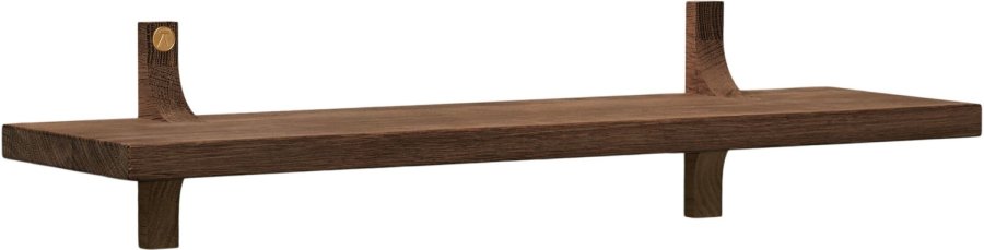 Andersen Furniture Slide Wandregal 11,8x50 cm, Ger&auml;uchertes, Ge&ouml;ltes Eichenholz
