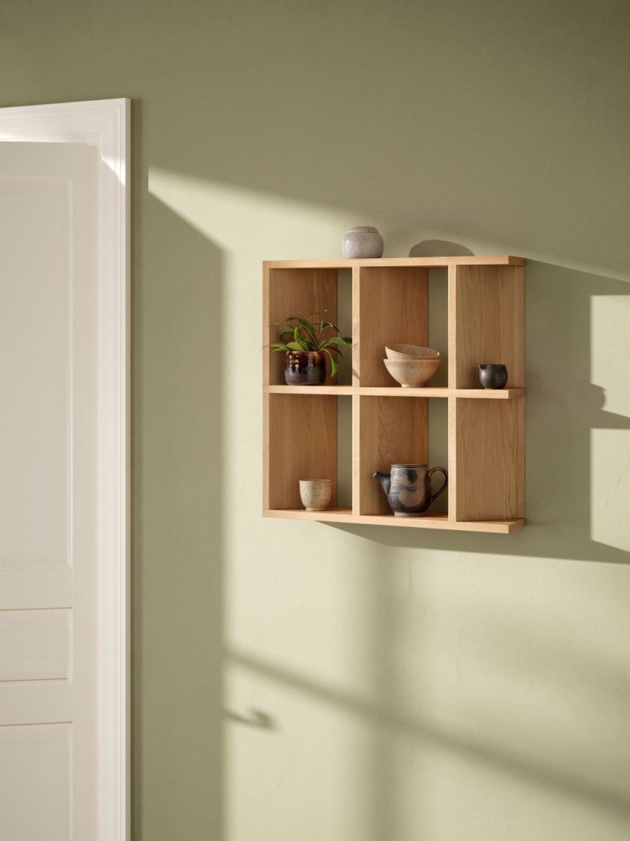 Andersen Furniture Fold Wandregal 60x60 cm, Eiche
