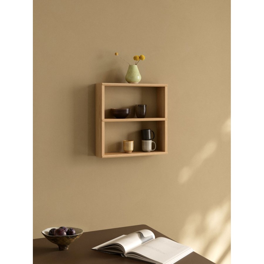 Andersen Furniture Facet Wandregal 50x50 cm, Eiche