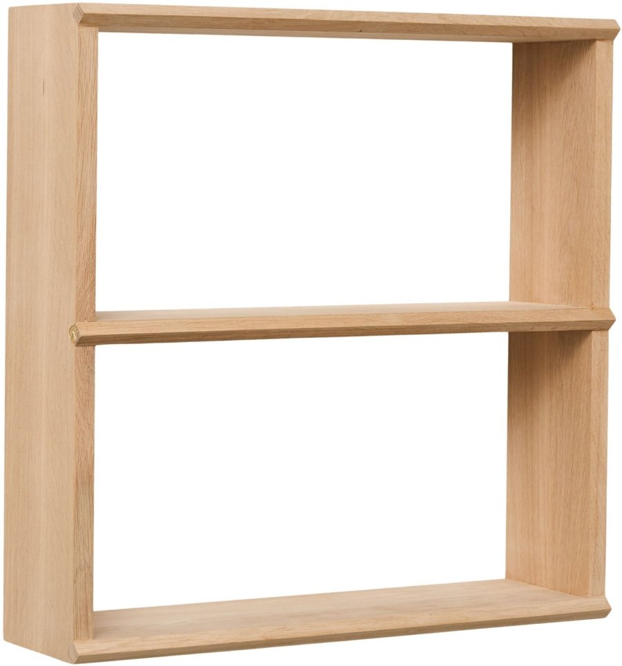 Andersen Furniture Facet Wandregal 50x50 cm, Eiche