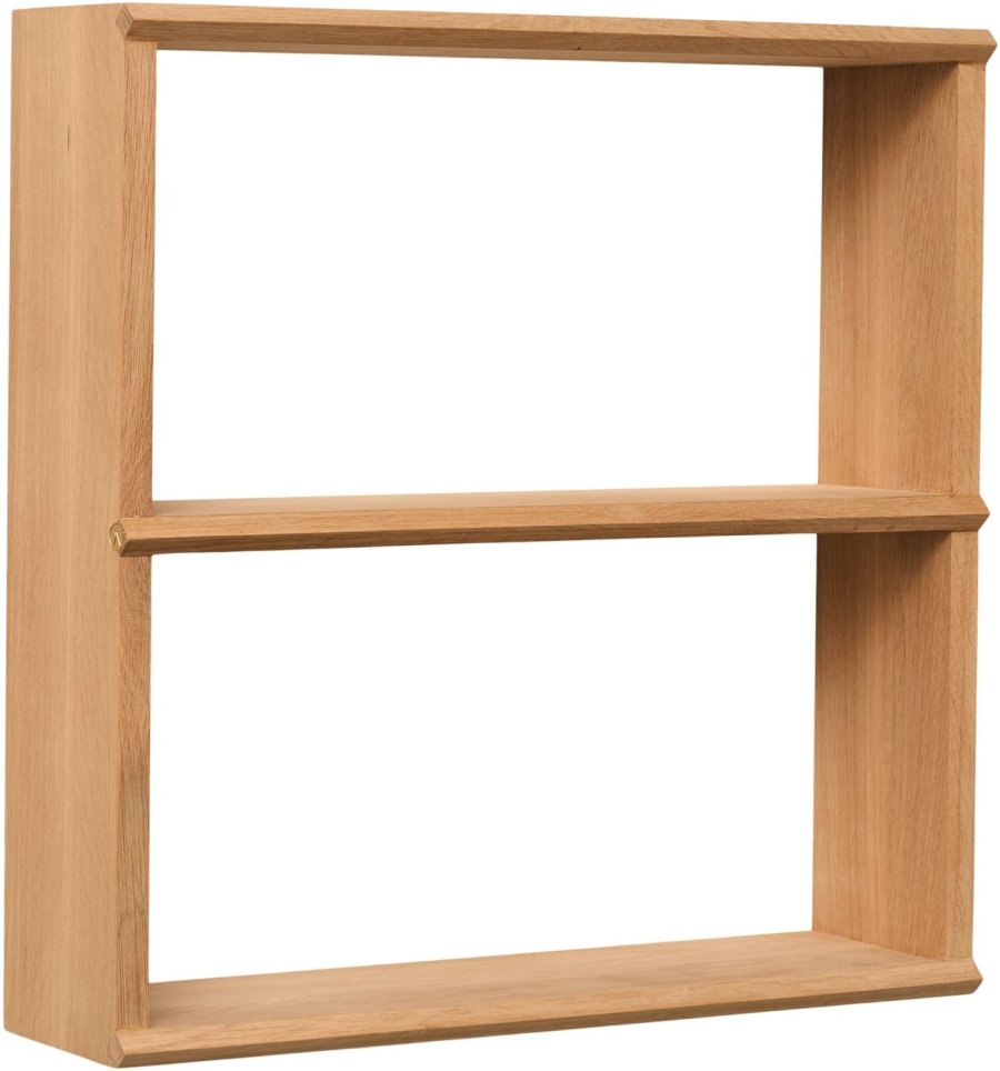 Andersen Furniture Facet Wandregal 50x50 cm, Ge&ouml;lte Eiche