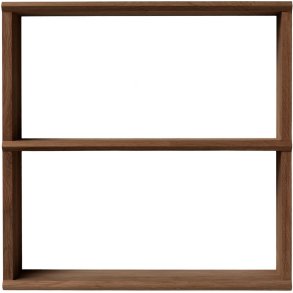 Andersen Furniture Facet Wandregal 50x50 cm, Ger&auml;uchertes, Ge&ouml;ltes Eichenholz