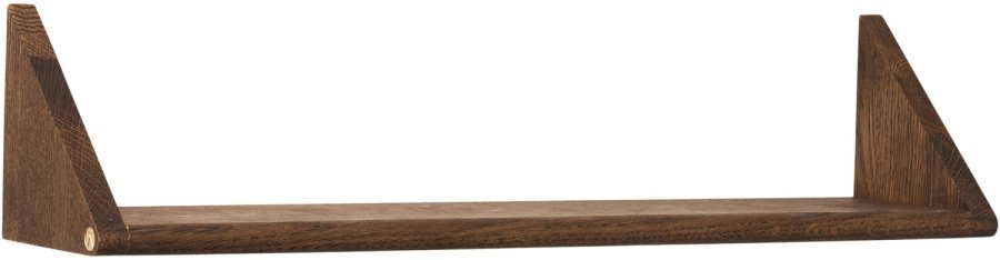 Andersen Furniture Split Wandregal 60 cm, Ger&auml;uchertes, Ge&ouml;ltes Eichenholz