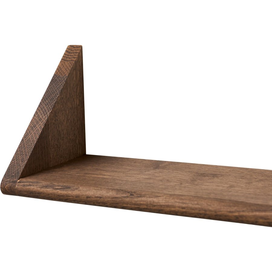 Andersen Furniture Split Wandregal 60 cm, Ger&auml;uchertes, Ge&ouml;ltes Eichenholz