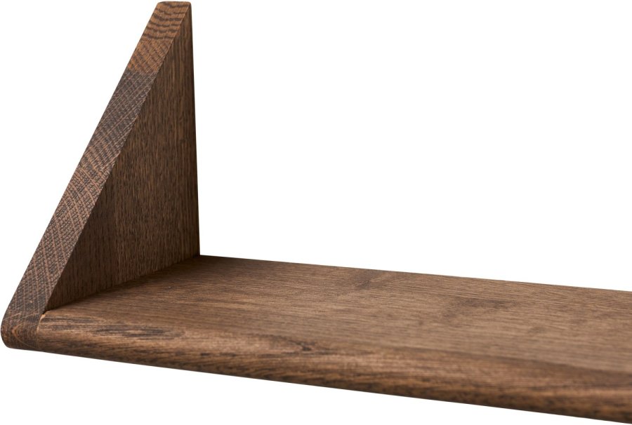 Andersen Furniture Split Wandregal 60 cm, Ger&auml;uchertes, Ge&ouml;ltes Eichenholz