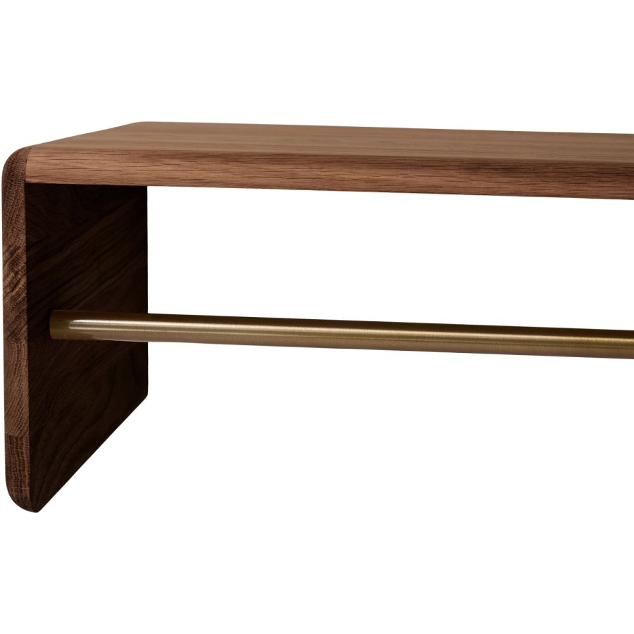 Andersen Furniture Level Multiregal 55 cm, Ger&auml;uchertes, Ge&ouml;ltes Eichenholz
