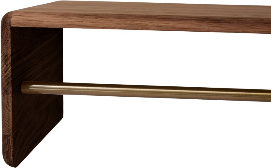 Andersen Furniture Level Multiregal 55 cm, Ger&auml;uchertes, Ge&ouml;ltes Eichenholz