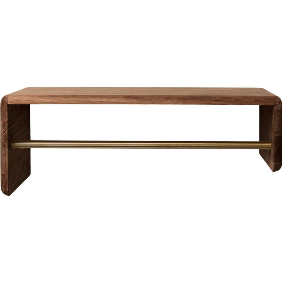 Andersen Furniture Level Multiregal 55 cm, Ger&auml;uchertes, Ge&ouml;ltes Eichenholz