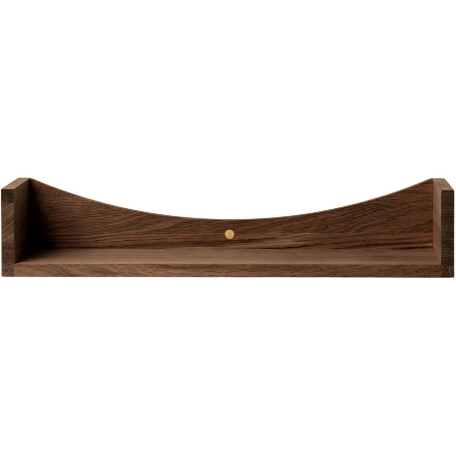 Andersen Furniture Bow Wandregal 63,6 cm, Ger&auml;uchertes, Ge&ouml;ltes Eichenholz