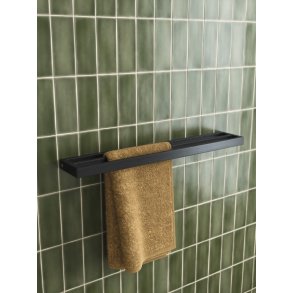 Andersen Furniture Håndklædestang Dobbelt 73,5 cm, Sort Bøg