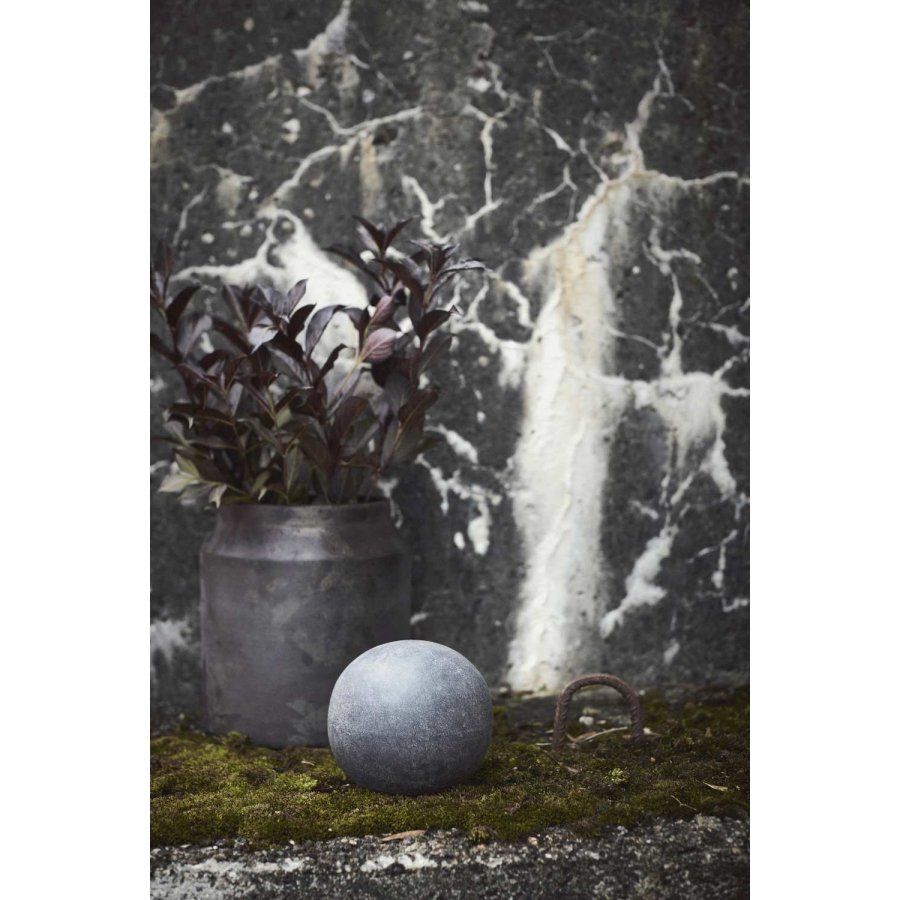 Muubs Taso Deko Kugel 16 cm, Dunkelgrau