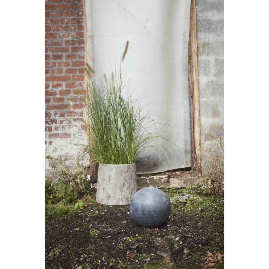 Muubs Taso Deko Kugel 25 cm, Dunkelgrau