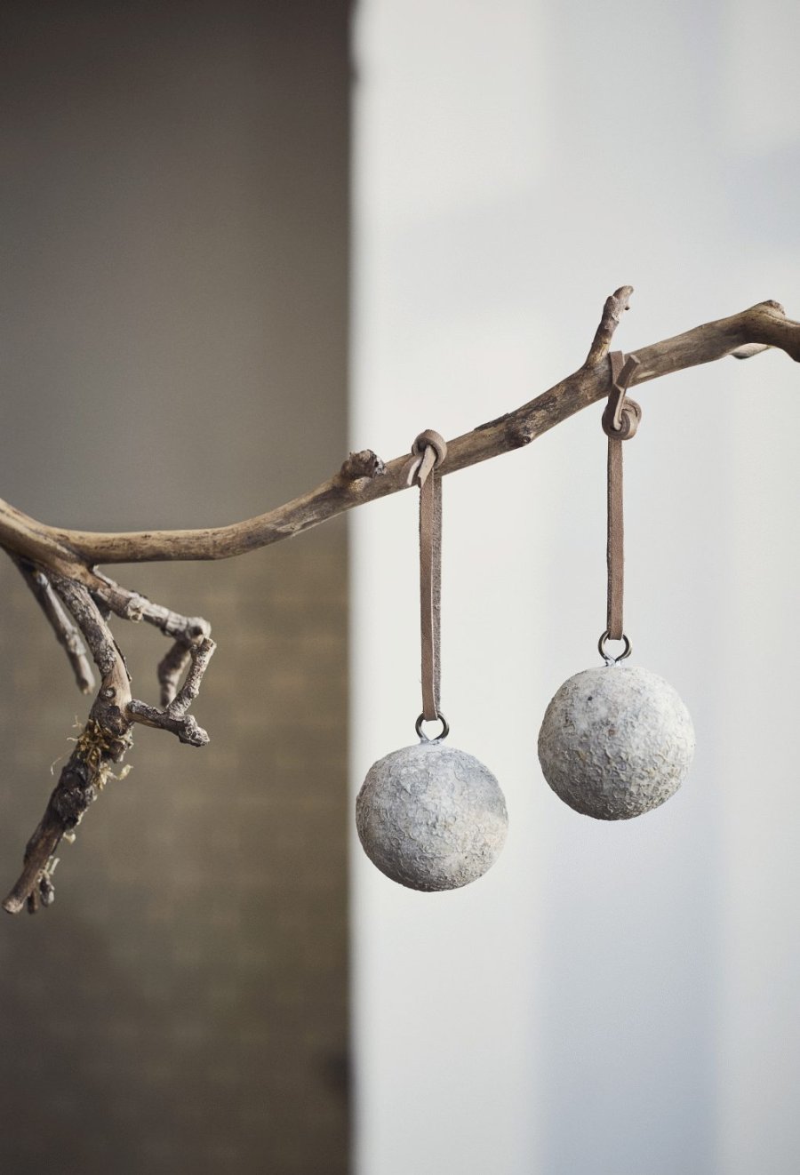 Muubs Luna Dekorationskugle 2 stk. 4 cm, Gr