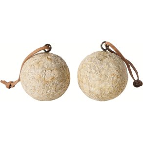 Muubs Luna Dekorationskugle 2 stk. 6 cm, Beige