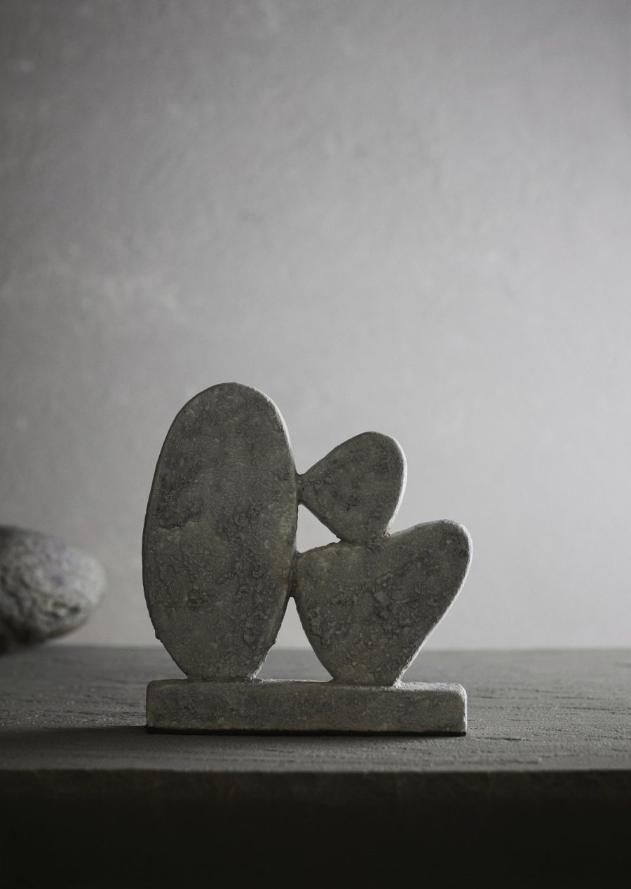 Muubs Luna Skulpturen 21,5 cm, Grau